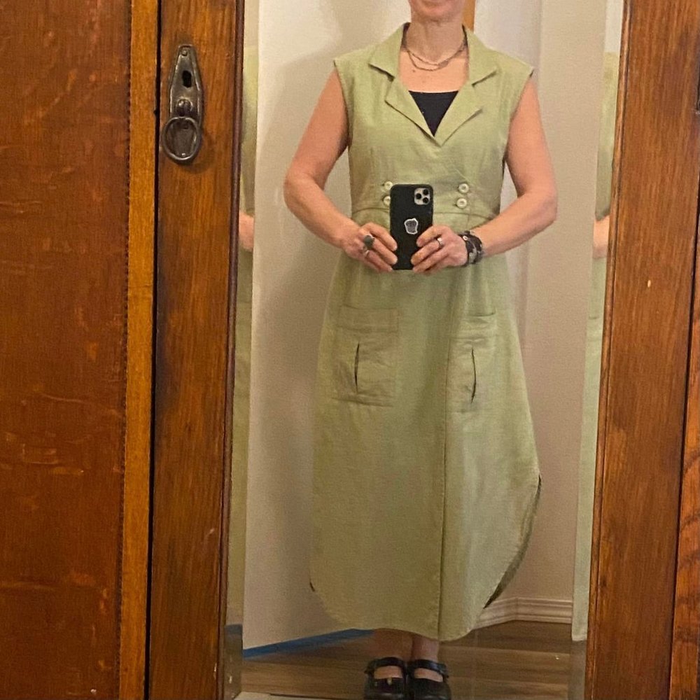 Reposh 906 The Label Linen Isvara Shirt Dress